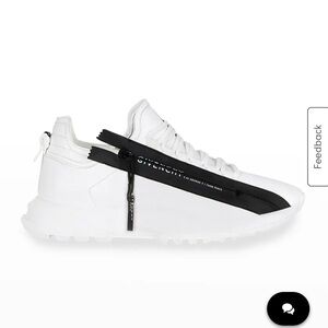 Givenchy White and Black Sneakers
